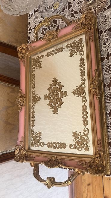 “Vintage Barokko Stil Dekorativ Güzgülü Padnus” madamo cocodan alınıb — 1