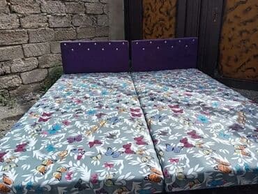 1 gune 1 kilo ariqlamaq: Təzə çarpayılar. 1 nəfərlik çarpayılar 60manat. 2 nəfərlik taxt — 9