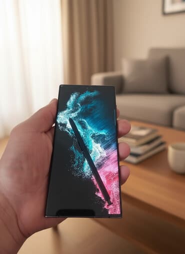 galaxy s10: Samsung Galaxy S22 Ultra, 128 GB, rəng - Qara, Zəmanət, Sensor, Barmaq izi — 1