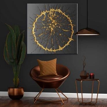 abstrakt şəkillər: Abstrakt janr. Tək tablo. Müasir interyerdə mütləqdir, çünki — 8