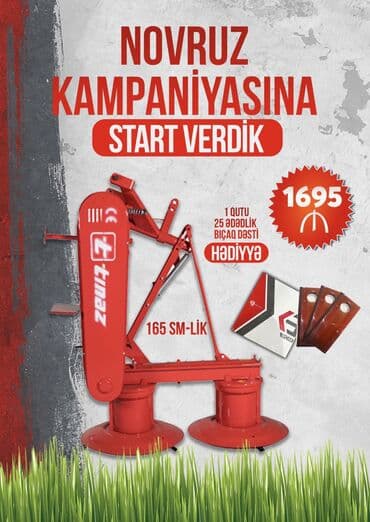 traktor altlıqlı qış çəkmələri: Tinaz 165 ot biçmə yeni̇! 1 il rəsmi zəmanət ! 40% dövlət güzəşti — 1