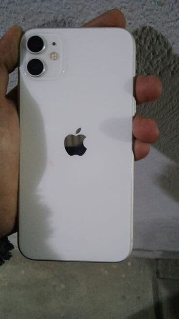 домашний телефон: IPhone 11, 128 ГБ, Белый, Face ID — 1