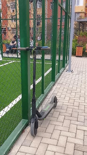 Elektrik skuteri – SCOOBA - Rəng: qara, yaşıl “SCOOBA” loqolu gövdə — 5