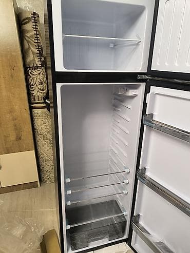 hoffman mikrodalgali soba: Yeni 2 qapılı Soyuducu Satılır, rəng - Boz — 1
