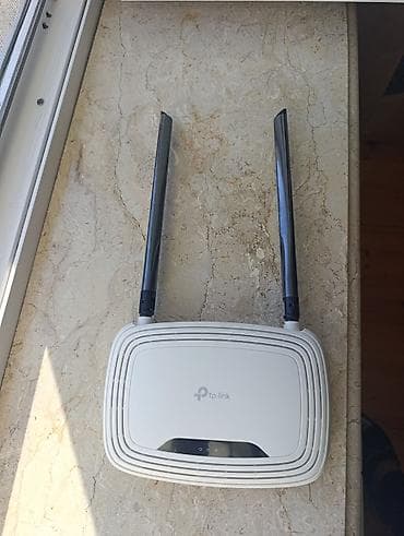 TP-Link Wi‑Fi router - Model: TP-Link (2 antenalı ağ rəngli korpus) -