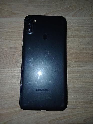 philips xenium 9@9h: Samsung Galaxy A11, 32 GB, rəng - Qara, Barmaq izi — 6