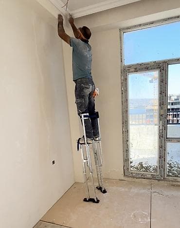 nerdivan: Alüminium ustaların “stilts” – tavan və hündür işlər üçün yeriş tayası — 1