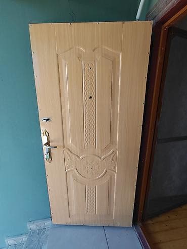 qapi ve pencere: Dəmir giriş qapısı komplekti - Material: qalınməsaməli metal — 2