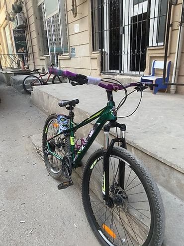 Toba dağ velosipedi - Çərçivə: alüminium, yaşıl rəng, Toba loqolu - — 5