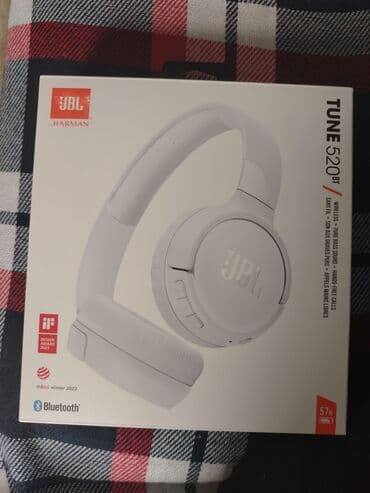 mikrofon qiymət: Yeni Simsiz (Bluetooth) Qulaqcıqlar, JBL, rəng - Ağ — 3