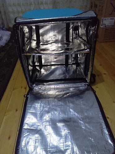 Сумки для курьеров: Wolt Partner termo çatdırılma çantası - Ölçü: iri həcmli kvadrat — 5