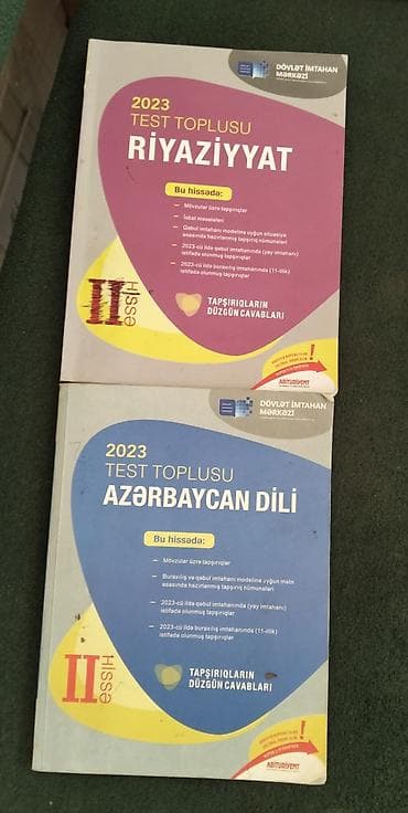 Məhsul: 2023 “Test Toplusu” kitabları – Riyaziyyat və Azərbaycan dili lalafo.az -da Məhsul: 2023 “Test Toplusu” kitabları – Riyaziyyat və Azərbaycan dili