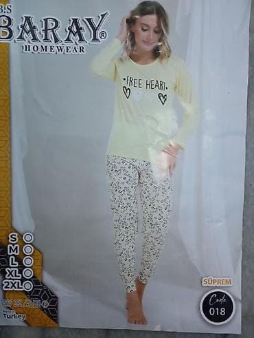 Paltolar: Əla 100% pambıq qadın usaq dəstləri Türkiyə istehsalı hər yerdən — 5