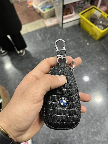 Motonəqliyyat: BMW açar üçün dəri (krokodil teksturalı) futlyar/asma qab. - Rəng — 1