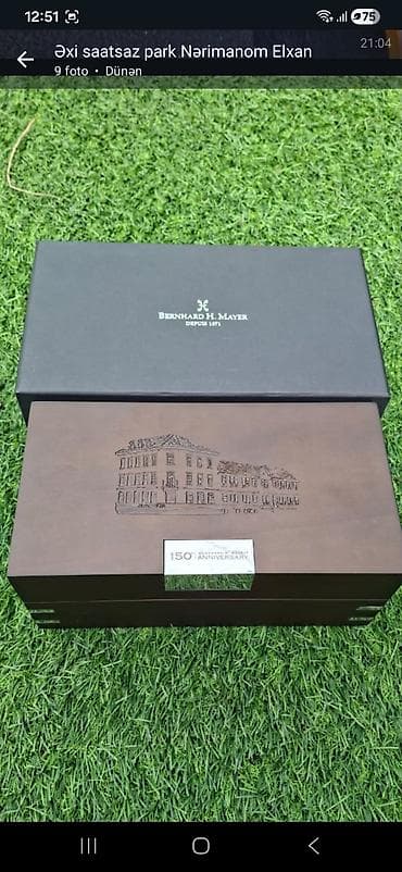 mexanika saat: Qol saatı, Bernhard Mayer, rəng - Mavi — 3