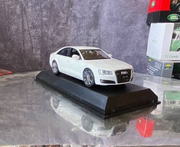 10 qepik: Коллекционная модель AUDI A8 D4 white 2010 Kyosho Scale 1:43 Art. — 15