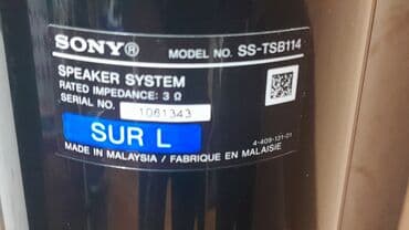 sony uslitel: Sony 2 dənə uzun kolonka galib birdə centr dinamik ycy birerdə 60 — 3