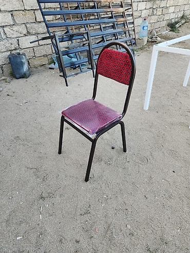 tek dolablar: Metal karkaslı tekstil oturacaqlı yığınlana bilən stullar - Karkas — 2