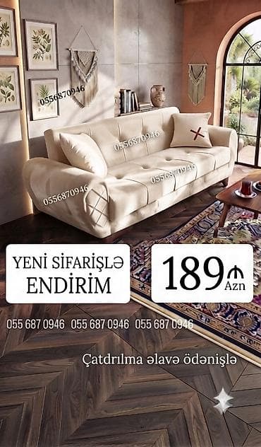 Divan, Yeni, Açılan, Bazalı, Parça, Ödənişli çatdırılma