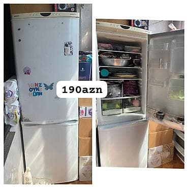 2 qapılı Samsung Soyuducu Satılır, rəng - Ağ