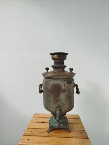simavar: Qədim samovar, 1900 il, Vəziyyəti: Qənaətbəxş — 2