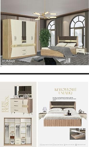 Yataq otağı dəstləri: İkinəfərlik çarpayı, Termo, Tumba, Yeni — 1