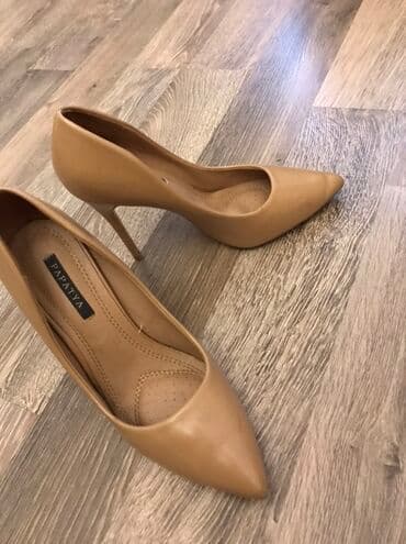 женские балетки с перфорацией: Brend: PAPATYA Model: Klassik stiletto Rəng: Bej/nude Material: Hamar — 1