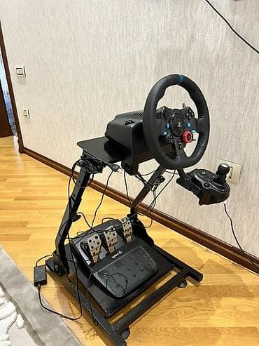 pc joystick qiymeti: PlayStation üçün yarış simulyator dəsti. Komplektə Logitech G seriyalı — 2