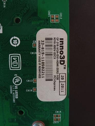 discover note 13 plus tablet: Videokart INNO3D GeForce 210, < 4 GB, İşlənmiş — 3