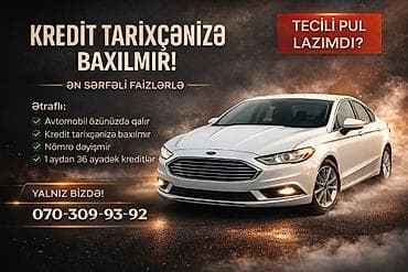 kredit konditsioner: Avtomobil girovu əsasında nağd kredit xidməti - Kredit tarixçənizə — 1