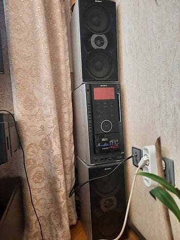 musiqi sentir: Sony ev audio sistemi – qüllə tipli mikro/makro hi-fi kompleks. - — 1