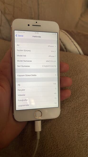 Daraq panellər: IPhone 7, 128 GB, Barmaq izi — 1