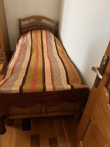 taxta divan: Təknəfərlik çarpayı, Dolab — 4