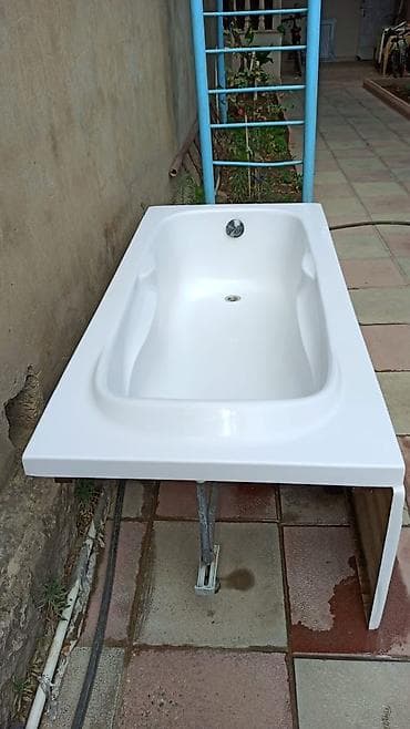 jakuzi hamam: İşlənmiş Vanna, Plastik, 180x70sm, Ünvandan götürmə — 2