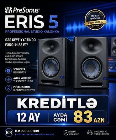 saz satisi: Peşəkar studiya monitorları – seçiminizə görə modellər: 1) KRK Rokit — 4