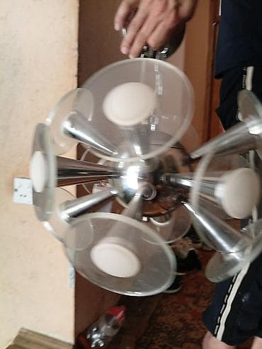tavalar: Çılçıraq, 7 lampa, Metal — 1