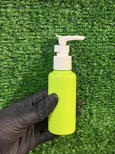 banka alan: Şüşə görünümlü şəffaf plastik pompalı flakonlar - Həcm: təxminən 100 — 9