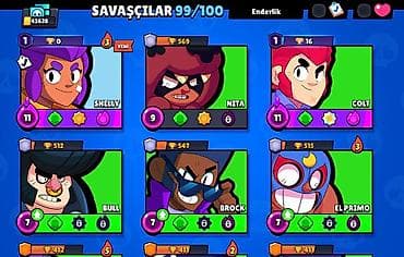 Botinka və botilyonlar: Brawl Stars oyun hesabı – yüksək inkişaflı və zəngin kontentli profil — 2