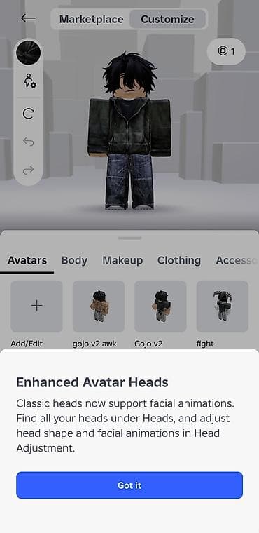 Roblox hesabı. Ətraflı məlumat üçün whatsappa yazın