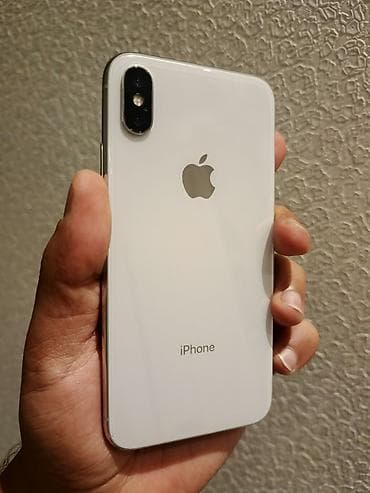 iphone mobil: IPhone X, 64 GB, Gümüşü, Face ID — 1