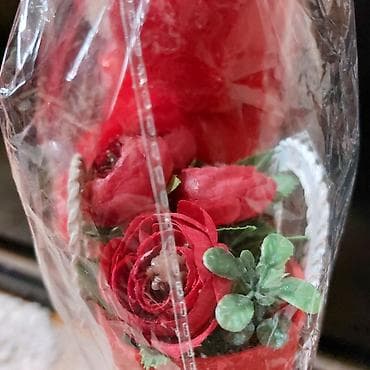 sevgililer gunu hediyyesi: 8 marta yumşag ayi ve gul dekoru hediyyelik baglamadaayinin arxasi — 4