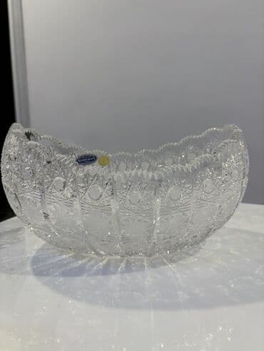 Təmir və tikinti: Bohemia kristal qab dəsti - Material: orijinal Bohemia kəsimli — 10