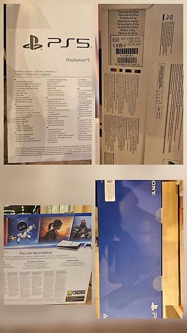 PS5 (Sony PlayStation 5): Sony PlayStation 5 Slim – 1 TB (CFI-2116, EUB) • Versiya: PS5 Slim — 3
