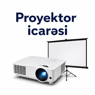Avadanlığın icarəsi: Proyektor və Pərdə İcarəsi Təlim, təqdimat, seminar və müxtəlif — 1