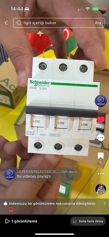 Schneider Electric Elektrik avtomat, 3 faza, 400 Vt