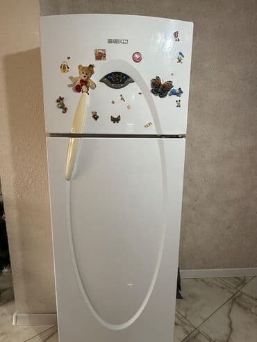 İşlənmiş 2 qapılı Beko Soyuducu Satılır, rəng - Ağ