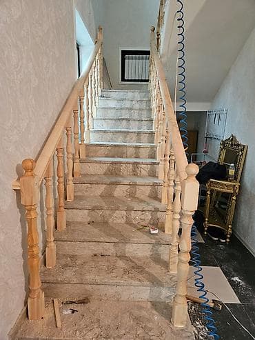 Məhəccərlər: Yeni Pilləkən məhəccəri, Taxta, Ödənişli çatdırılma — 3