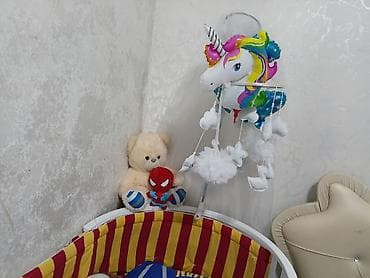 Oğlan üçün, Yumru, Beşik, Dəst ilə, Matras ilə, Yellənmə mexanizmsiz — 5