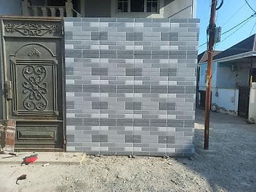 qapi ustasi baki: Fasad üçün keramika plitə işləri - Xarici divarlar və darvaza yanları — 1