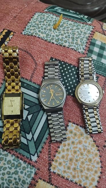 Klassik Saat dəsti, rəng - Qızılı